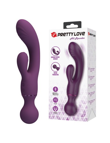 PRETTY LOVE - ALL ROUNDER VIBRADOR PUNTO G MORADO