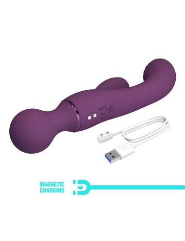 PRETTY LOVE - ALL ROUNDER VIBRADOR PUNTO G MORADO