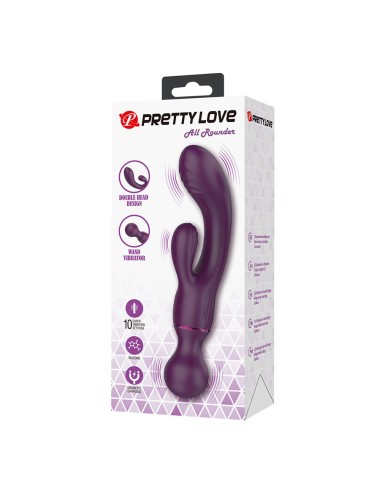 PRETTY LOVE - ALL ROUNDER VIBRADOR PUNTO G MORADO