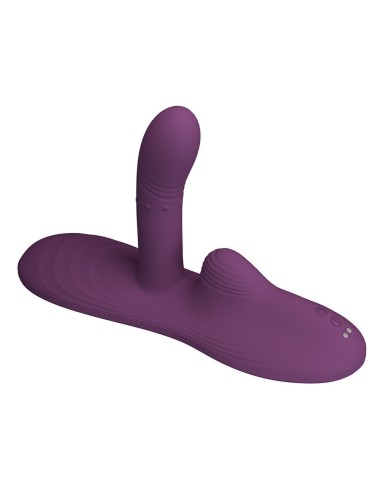 PRETTY LOVE - LUKA SIT-DOWN VIBRADOR CON EFECTO CALOR Y CONTROL REMOTO