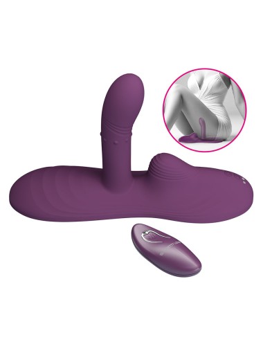PRETTY LOVE - LUKA SIT-DOWN VIBRADOR CON EFECTO CALOR Y CONTROL REMOTO
