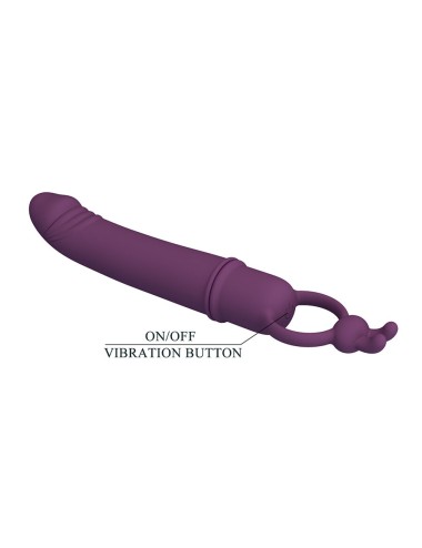 PRETTY LOVE - CORA VIBRADOR FORMA PENE CON ANILLO DE SUJECIÓN