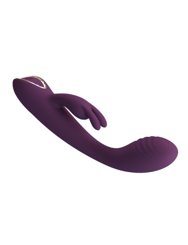 PRETTY LOVE - EMMA VIBRADOR CON ESTIMULADOR RABBIT MORADO