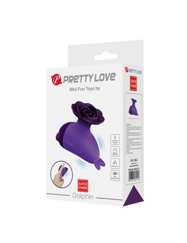 PRETTY LOVE - DOLPHIN MINI VIBRADOR CON SUJECIÓN