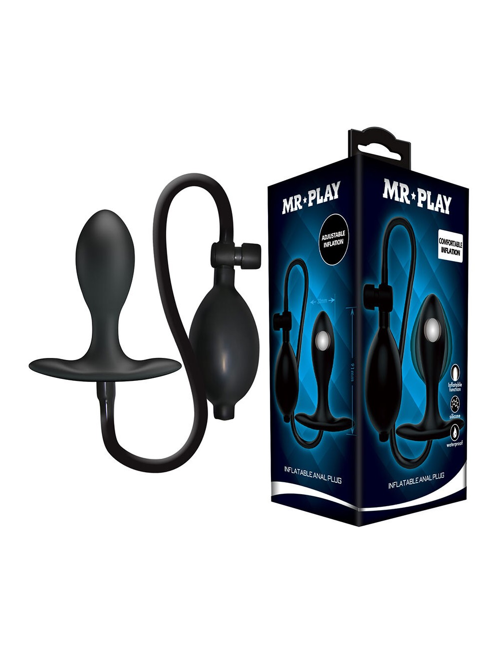 MR PLAY - PLUG ANAL INFLABLE AJUSTABLE
