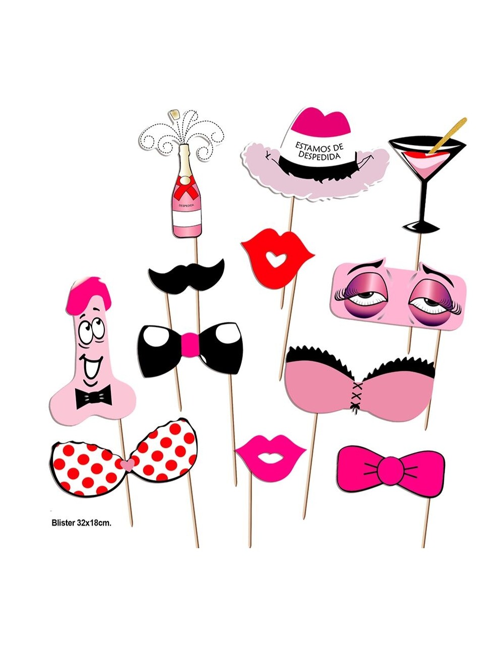 DIABLO PICANTE - PHOTOCALL FIESTAS MODELO 1 - 12 UNIDADES