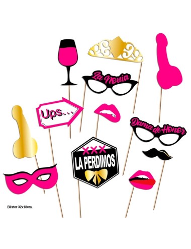 DIABLO PICANTE - PHOTOCALL FIESTAS MODELO 2 - 12 UNIDADES