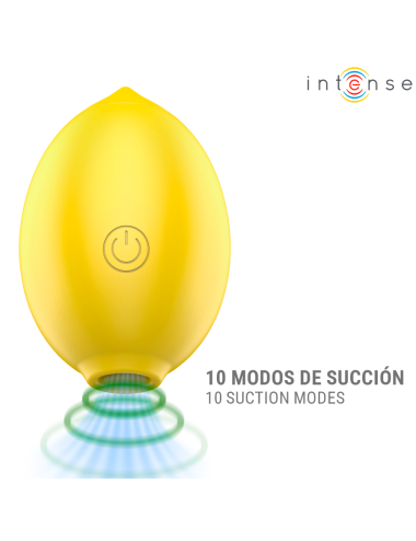 INTENSE - MONI ESTIMULADOR SUCCIONADOR DE CLÍTORIS LIMÓN