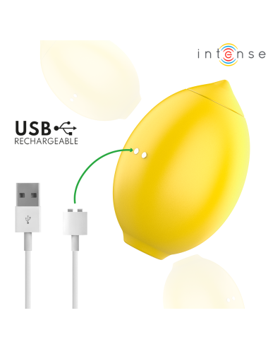 INTENSE - MONI ESTIMULADOR SUCCIONADOR DE CLÍTORIS LIMÓN