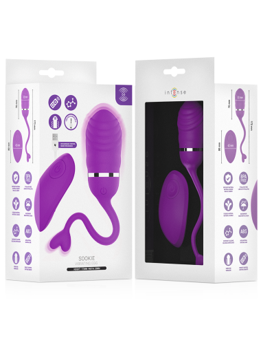 INTENSE - SOOKIE HUEVO VIBRADOR CON CONTROL REMOTO MORADO
