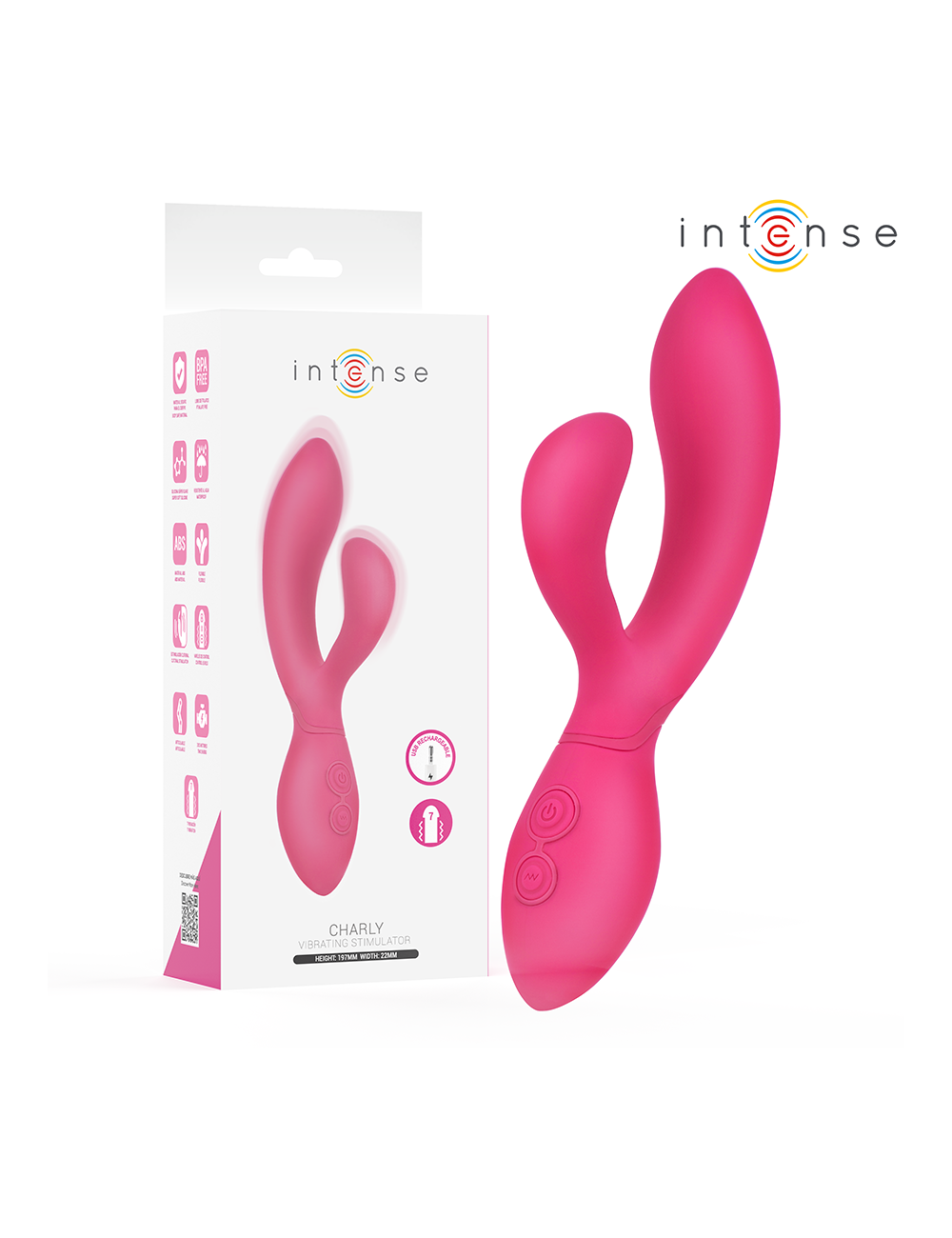 INTENSE - CHARLY ESTIMULADOR VIBRADOR ARTICULABLE