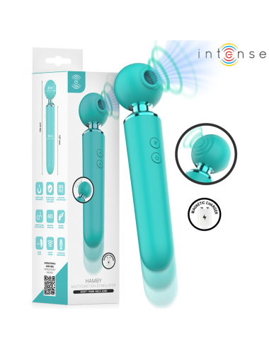 INTENSE - HAMBY ESTIMULADOR MULTIFUNCIÓN CON SUCCIÓN Y VIBRACIÓN