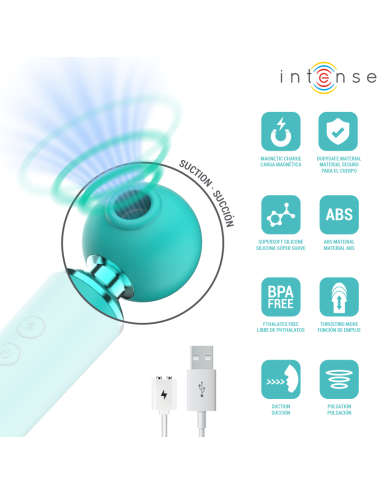 INTENSE - HAMBY ESTIMULADOR MULTIFUNCIÓN CON SUCCIÓN Y VIBRACIÓN