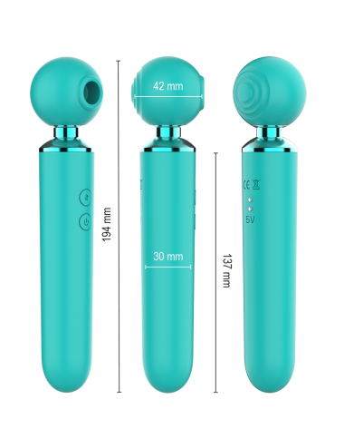 INTENSE - HAMBY ESTIMULADOR MULTIFUNCIÓN CON SUCCIÓN Y VIBRACIÓN