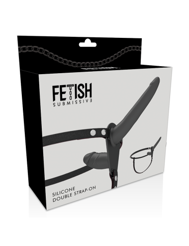 FETISH SUBMISSIVE ARNÉS DOBLE PENETRACIÓN NEGRO UP