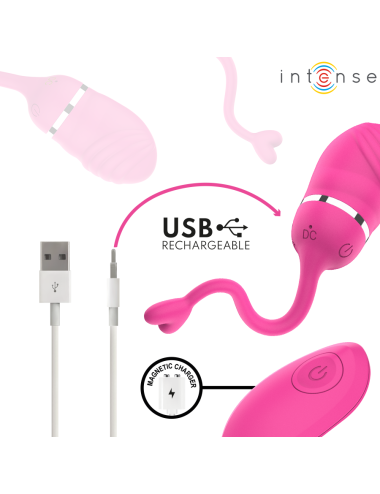 INTENSE - SOOKIE HUEVO VIBRADOR CON CONTROL REMOTO ROSA
