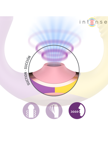 INTENSE - WILLOW ESTIMULADOR 3 EN 1 DE SUCCIÓN Y VIBRACIÓN