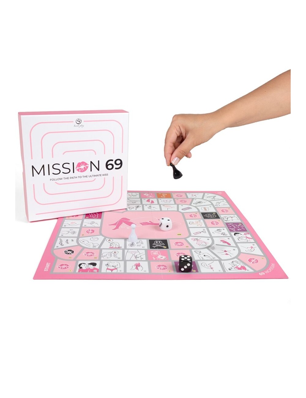 SECRET PLAY - BOARD GAME FOR COUPLES "MISSION 69"