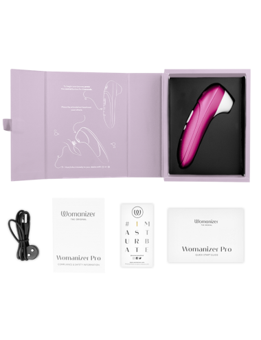 WOMANIZER - PRO VIBRANT CLITORAL STIMULATOR PINK