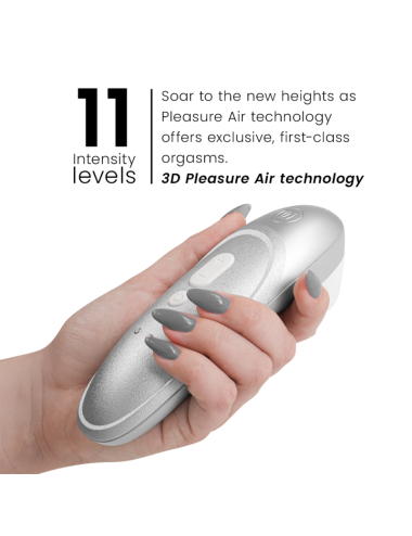 WOMANIZER - PRO VIBRANT CLITORAL STIMULATOR SILVER GREY