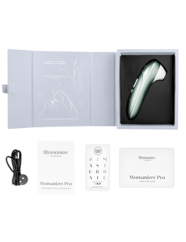 WOMANIZER - PRO VIBRANT CLITORAL STIMULATOR SAGE GREEN