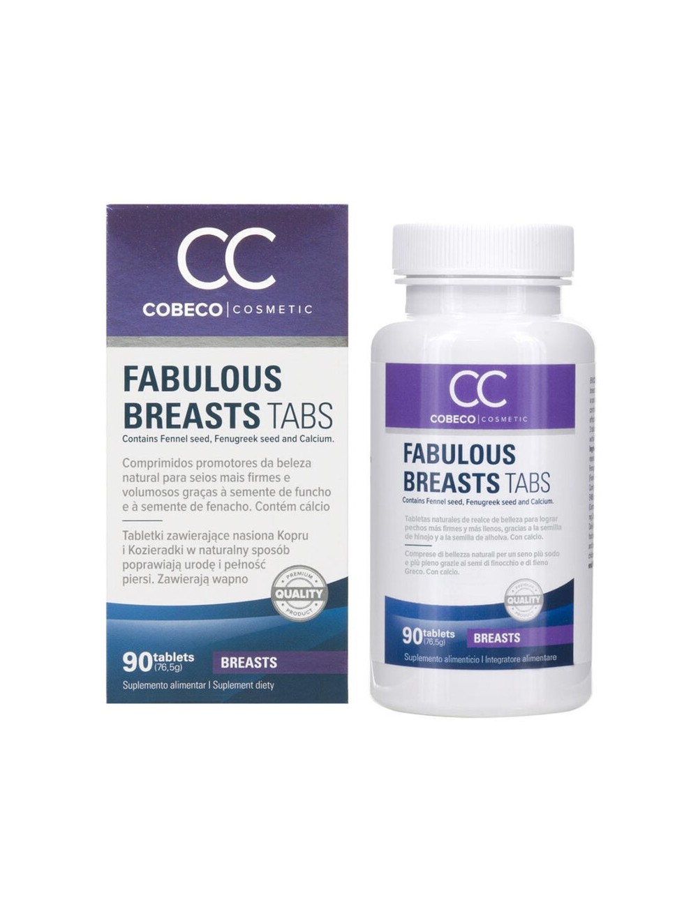COBECO - CC FABULOUS BREASTS 90 TABS - ES