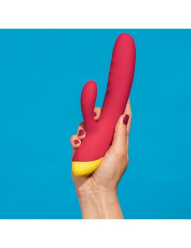 ROMP - JAZZ RECHARGEABLE RABBIT VIBRATOR RED