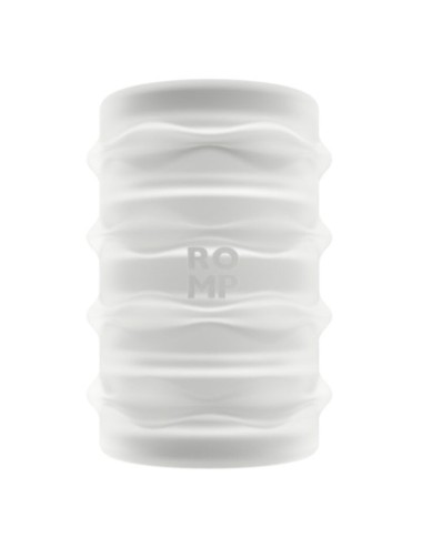 ROMP - MOSH TRANSPARENT MALE MASTURBATOR WITH 6 CM REVERSBLE SHEATH