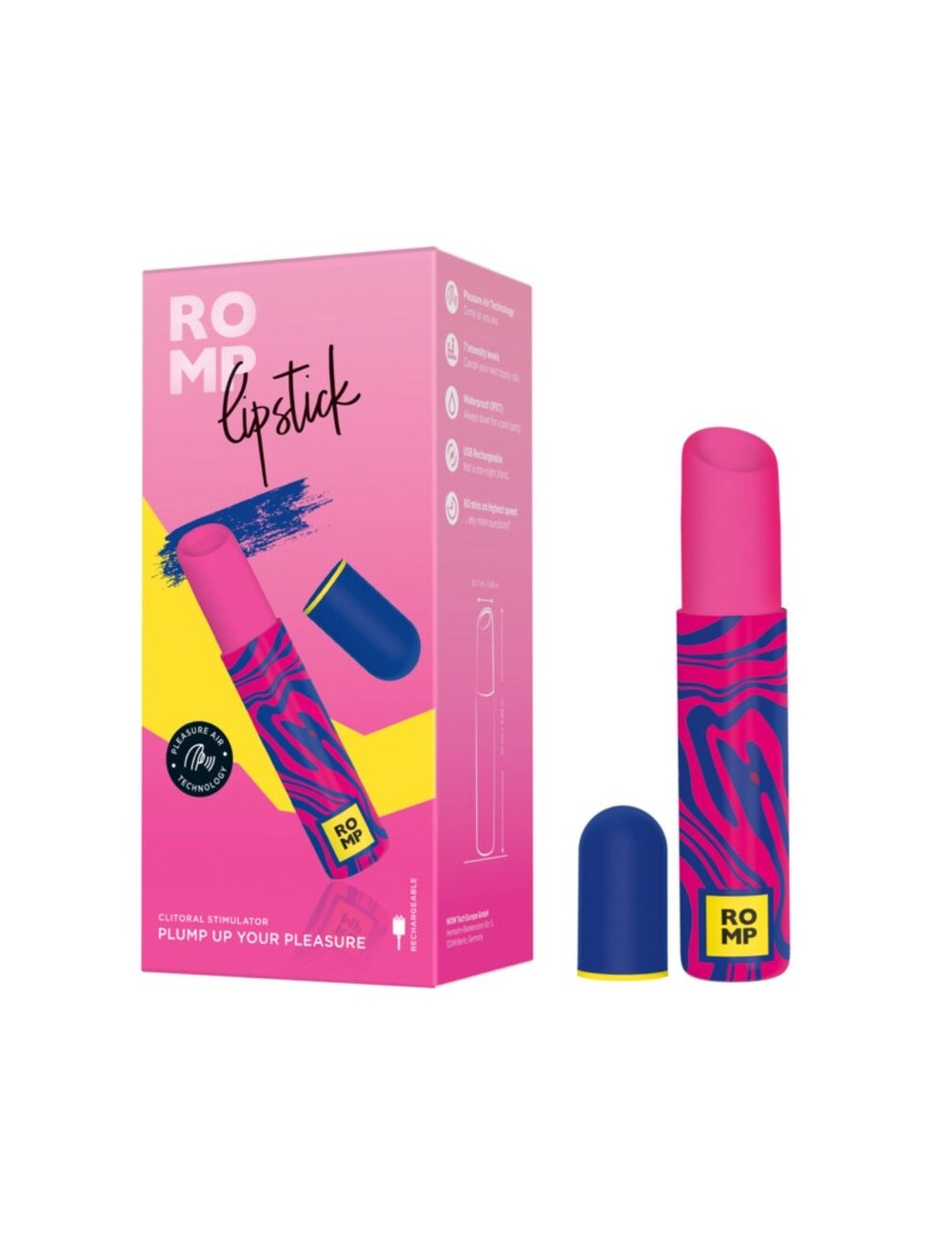 ROMP - CLITORAL STIMULATING LIPSTICK 7 LEVELS