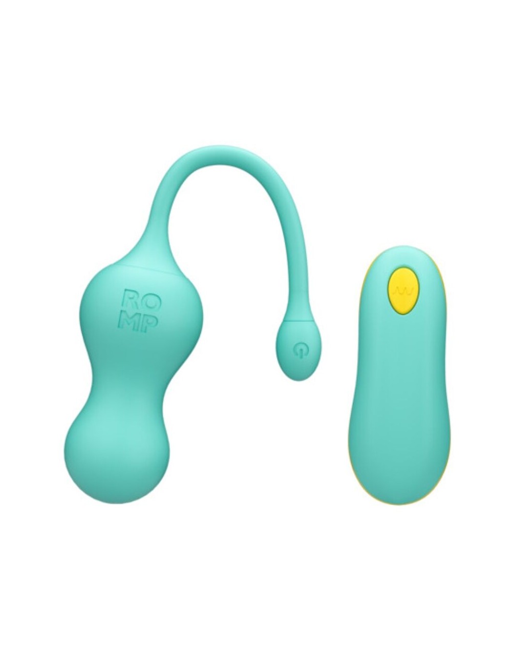ROMP - CELLO MULTIFUNCTION VIBRATING EGG TURQUOISE REMOTE CONTROL