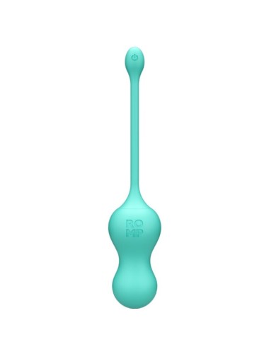 ROMP - CELLO MULTIFUNCTION VIBRATING EGG TURQUOISE REMOTE CONTROL