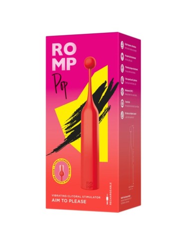 ROMP - POP HIGH FREQUENCY CLITORAL STIMULATOR RED