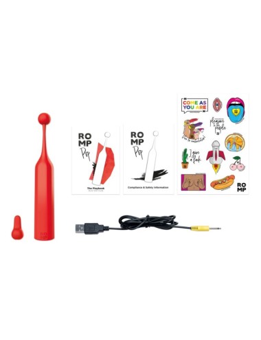 ROMP - POP HIGH FREQUENCY CLITORAL STIMULATOR RED