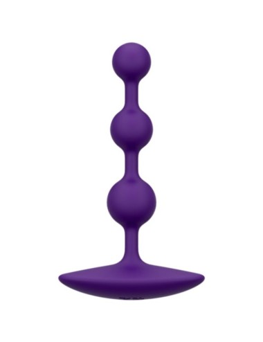 ROMP - AMP PURPLE FLEXIBLE SILICONE ANAL BEADS 12.5 CM PURPLE