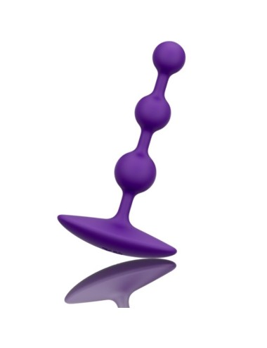 ROMP - AMP PURPLE FLEXIBLE SILICONE ANAL BEADS 12.5 CM PURPLE