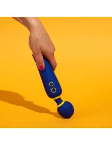 ROMP - FLIP VIBRATING WAND SILENT 10 MODES BLUE