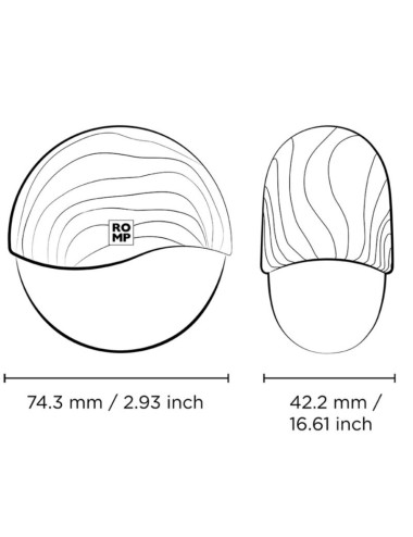 ROMP - SPIN CLITORAL SUCTION ANTITUDE WITH ROTATING OPENING AND CLOSING