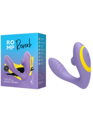 ROMP - REVERB G-SPOT STIMULATOR AND CLITORAL SUCTION DEVICE PURPLE
