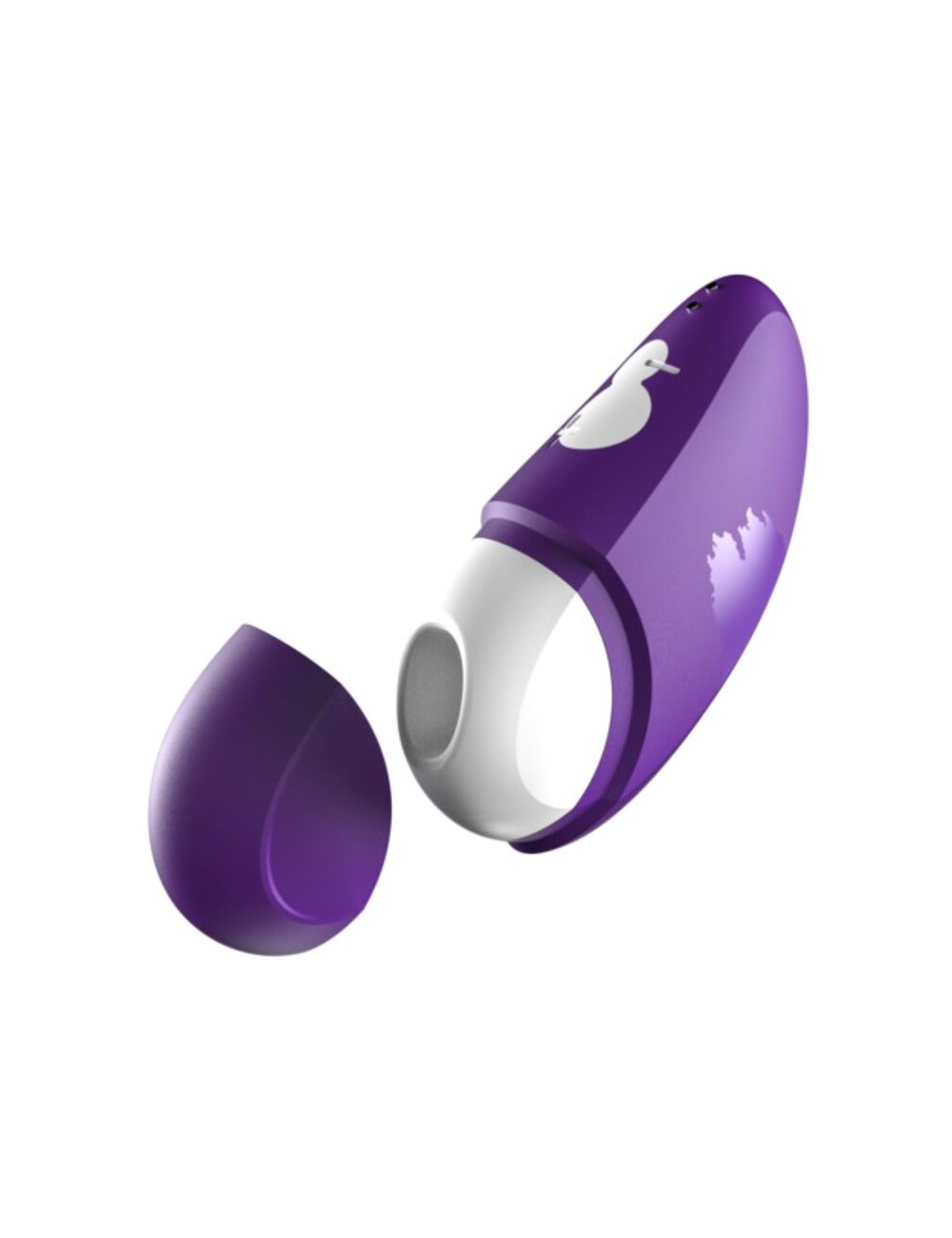 ROMP - FREE CLITORAL STIMULATOR WITH LID 10 LEVELS RECHARGEABLE PURPLE