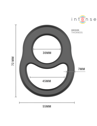 INTENSE - RICHARD DOUBLE PENIS RING MODEL 1