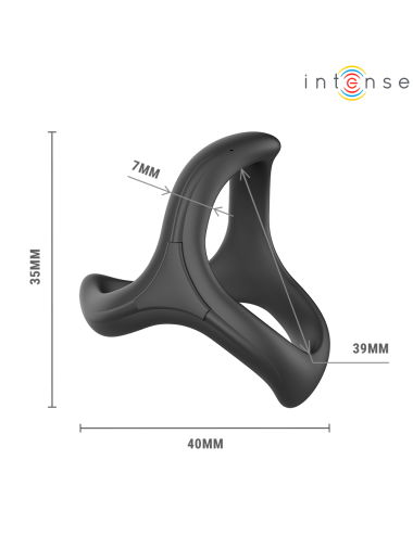 INTENSE - ALFIE ADJUSTABLE TRIPLE PENIS RING MODEL 6
