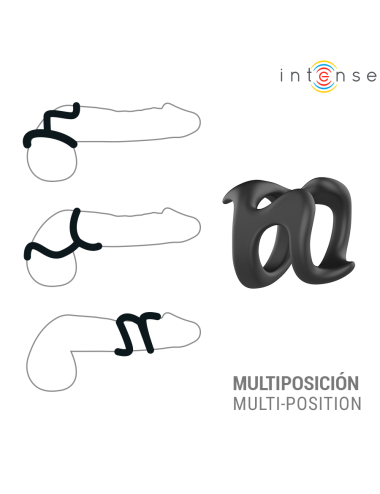 INTENSE - NIKOLAJ ADJUSTABLE PENIS RING MODEL 8