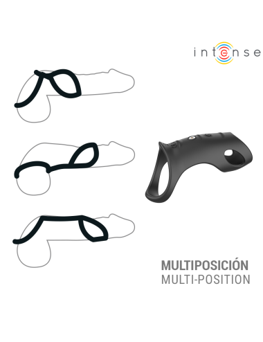 INTENSE - JEROME ADJUSTABLE VIBRATING PENIS RING MODEL 12