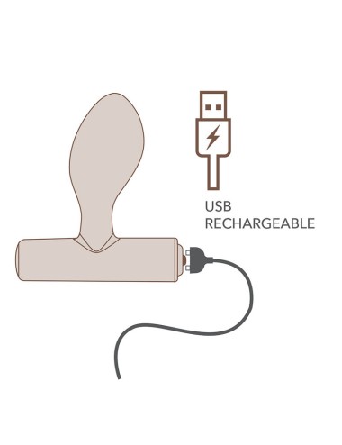 ROCKS-OFF - NOVA ORBITAL RECHARGEABLE PREMIUM & POWERFUL ANAL PLUG 16 FUNCTION BLUE