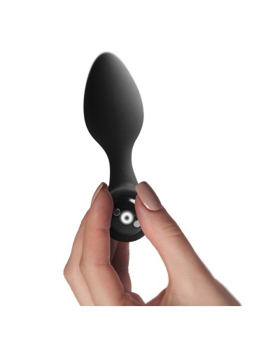 ROCKS-OFF - NOVA SOLARIS RECHARGEABLE SLIM & POWERFUL ANAL PLUG 16 FUNCTION BLACK