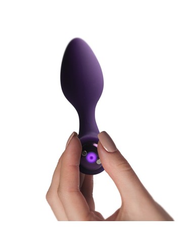 ROCKS-OFF - NOVA SOLARIS RECHARGEABLE SLIM & POWERFUL ANAL PLUG 16 FUNCTION PURPLE