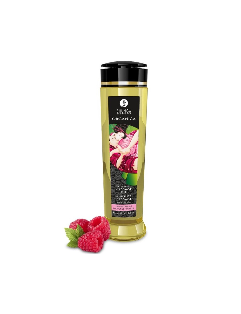 SHUNGA - ORGANIC MASSAGE OIL RASPBERRY FEELING 240 ML