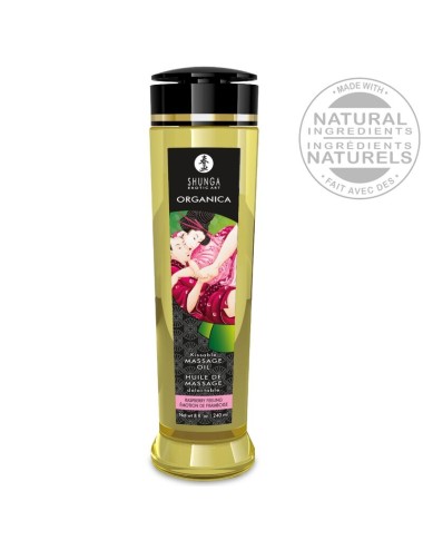 SHUNGA - ORGANIC MASSAGE OIL RASPBERRY FEELING 240 ML