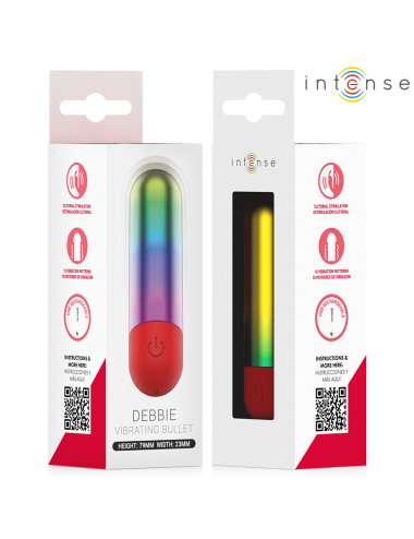 INTENSE - DEBBIE RAINBOW CLITORIS VIBRATING BULLET