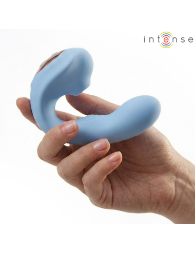 INTENSE - GINA MULTIFUNCTION CLITORAL STIMULATOR BLUE